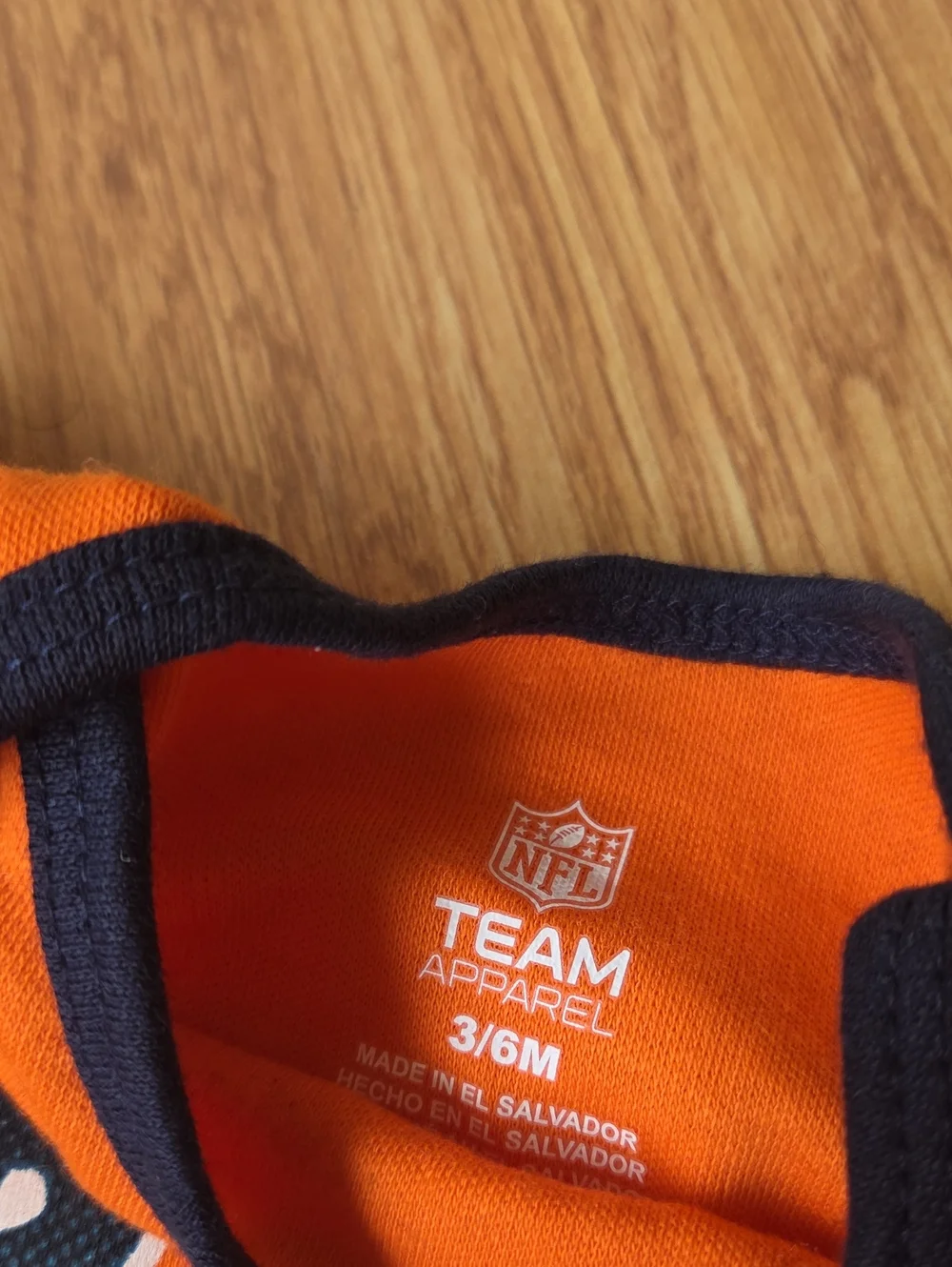 NFL Chicago Bears Baby Girl 3-6M Bodysuit Football Logo